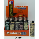 3100242 MaxLight Designer Quality Lighters with Prints 50ct