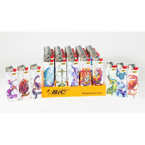 3105 BIC Limited Special Edition Astrology Horoscope Zodiac Sign Regular Lighter