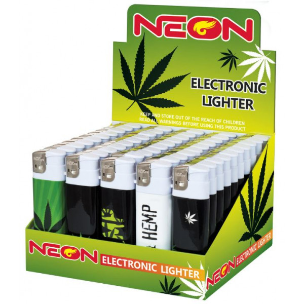 3111 Neon Hemp Plant Electoric Lighter 50'S