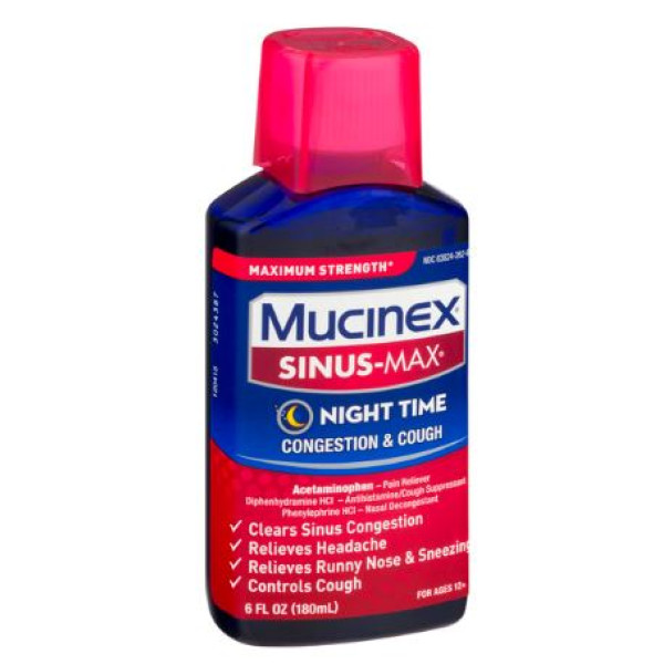 3243 Mucinex 6oz Fast Max Cold & flu (6/PK)