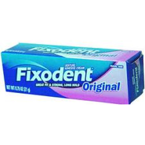 3312 Fixodent Complete Original Denture Adhesive Cream 0.75 Oz (Pack of 4)