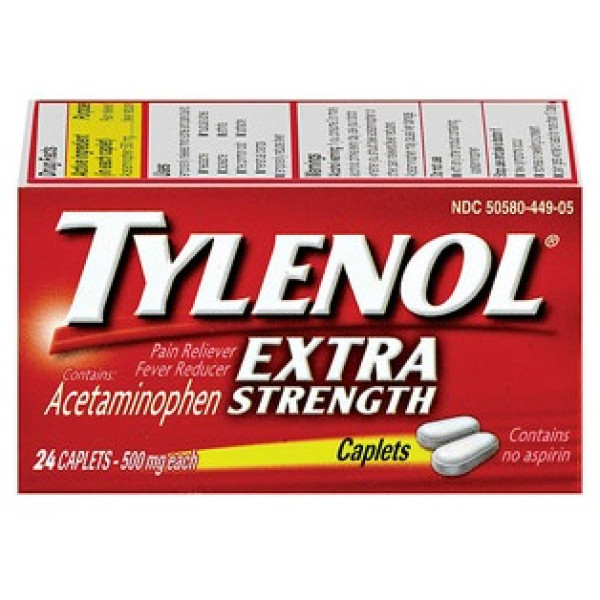 3341 Tylenol Ex-Strength 24 Ct Cap