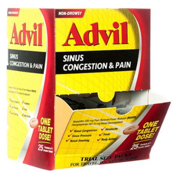 3425 Advil Sinus & Congestion (25/PK)