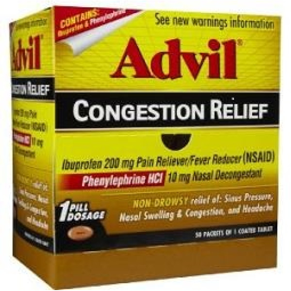 3426 Advil Sinus Congestion Dispen 50'S (50/PK)