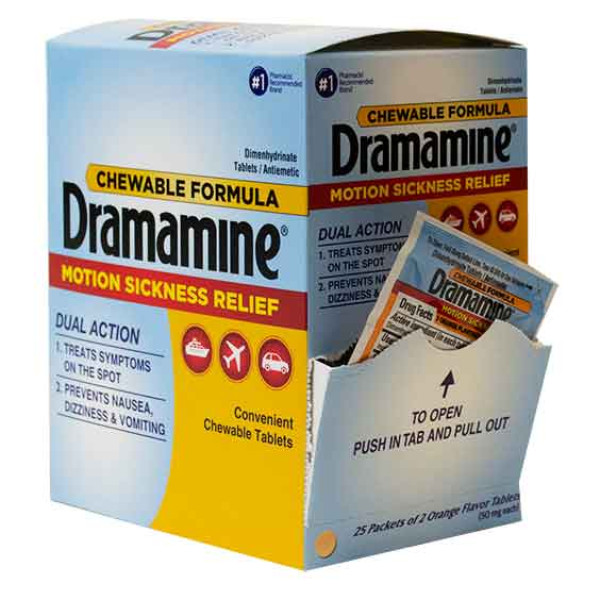 3465 Dramamine Box 25'S (25/PK)