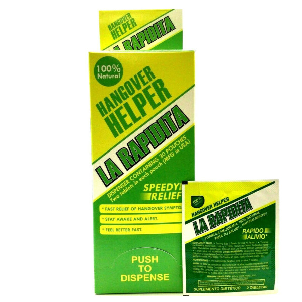 3491 Hangover Helper La Rapidita 30 Packs Per Box