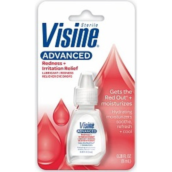 3524 Visine Box Red Eye Hydrate .28 oz (6/PK)