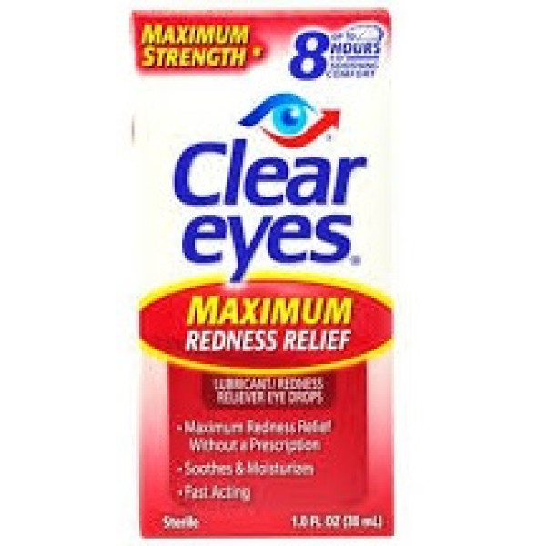 3527B Clear Eyes Max Redness 0.5 Oz (3/PK)