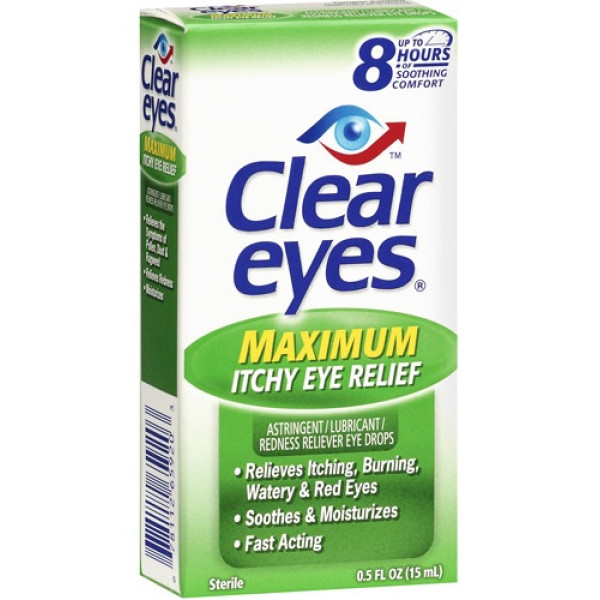 3527C Clear Eyes Max Redness 0.5 Oz (3/PK)