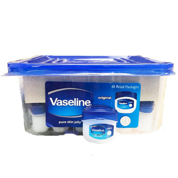 3849 Mini Vaseline Petroleum Jelly Countertop Display 48ct 