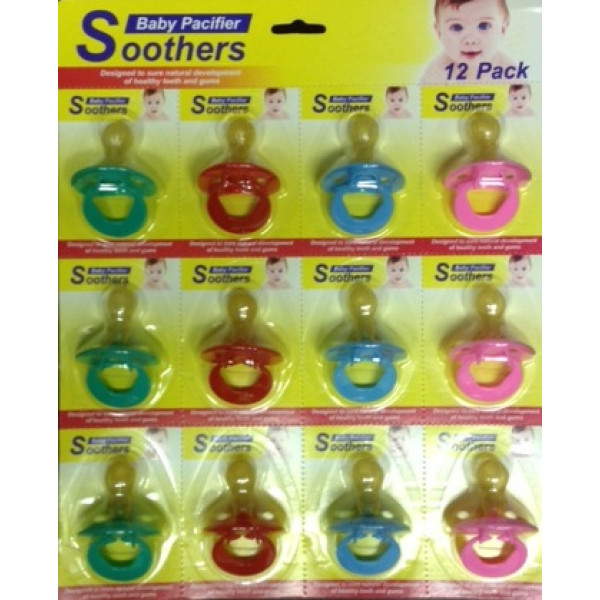 4123 Baby Pacifiers 12/Card (12/PK)