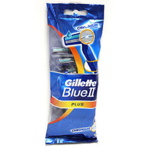 5029 Gillette Blue II Plus 5+1 pk (Doz 12 Units)