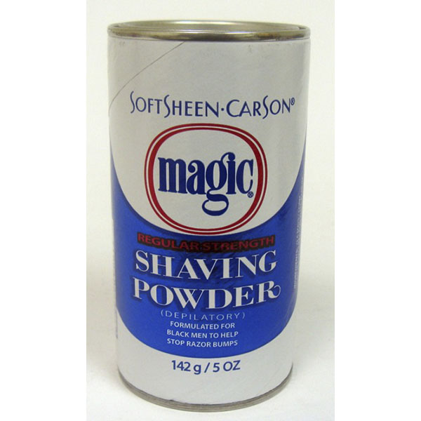 5055 MAGIC SHAVING POWDER 5OZ REG. STRENGTH *BLUE*
