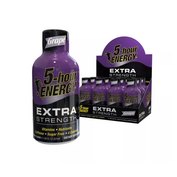 5H322 5-Hour Energy, Extra Strength, Grape (12 Count ,1.93 Ounce)