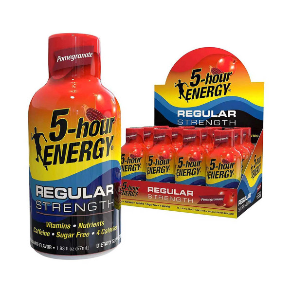 5H221 5-Hour Energy, Regular Strength, Pomegranate (12 Count ,1.93 Ounce)