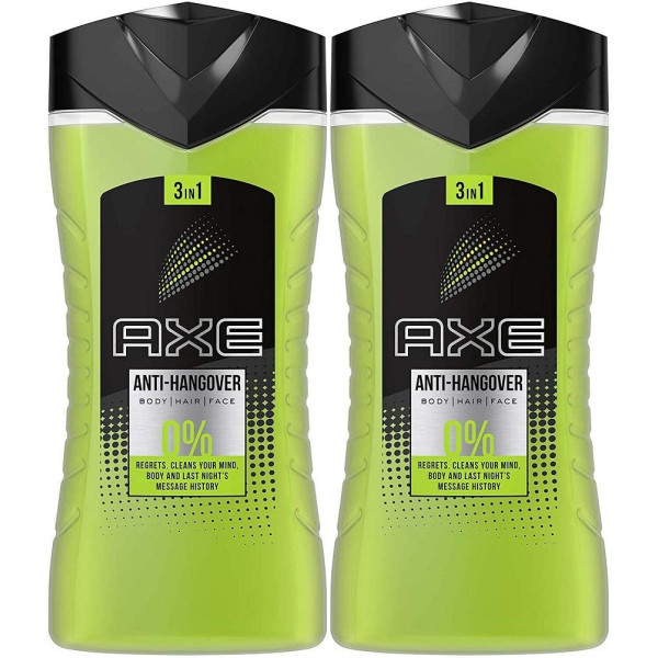 6025 Axe You Refreshed 168H Active Sport 3-in-1 Body Hair and Face Wash,400Ml 6PK