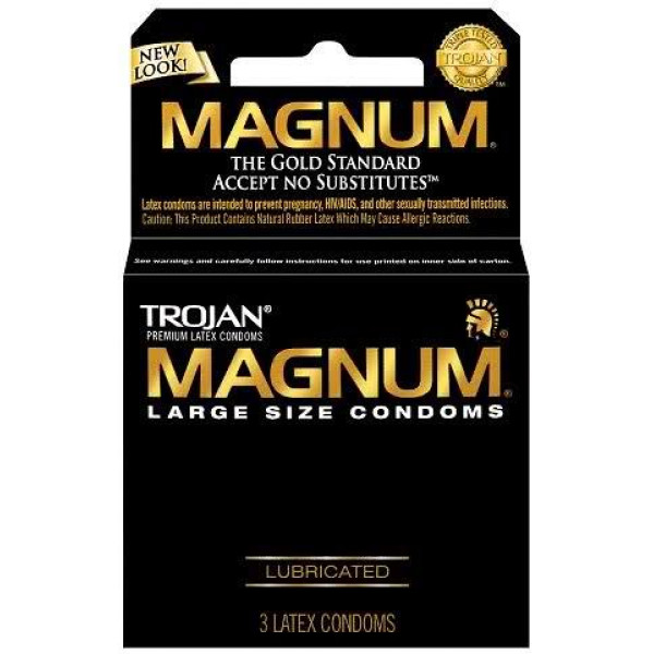 824203 Trojan 3's Magnum Black 64203 (6/PK)