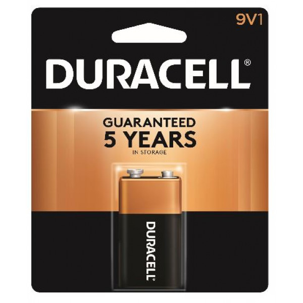 8455 Coppertop Duracell 9V-1 USA (12 Per Box)