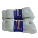 8502 Mens White Crew Socks (12/PK)