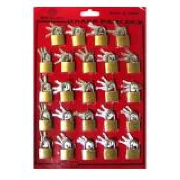 8642 Padlock 20Mm 24/Card