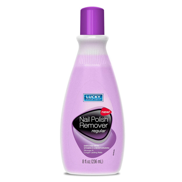 8742 Lucky Regular Nail Polish Remover Polish Remover for Women, 8 Ounce