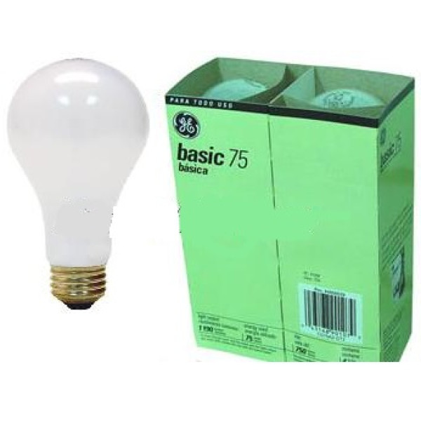 8811 Ge Light Bulbs 4/12'S 75W (12/PK)