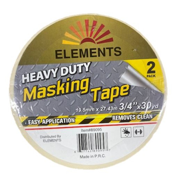 8851 Masking Tape 2pk (1x30yrd) (2/PK)