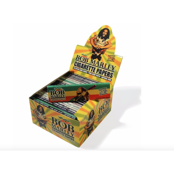 BOB-09428 Bob Marley Rolling Papers Organic Hemp King Size 50ct #09428