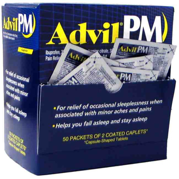 3424 Advil PM 2ct Dispenser (50/PK)