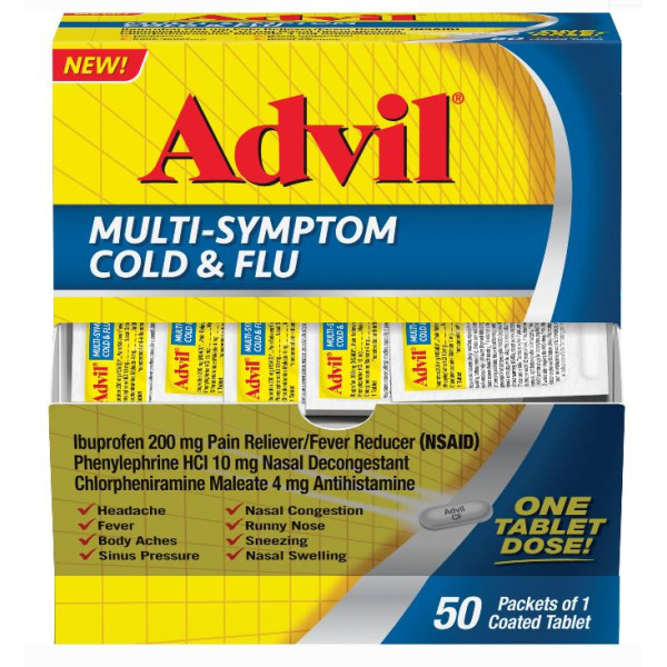 3426A Advil Cold & Flu 1ct (50/PK)