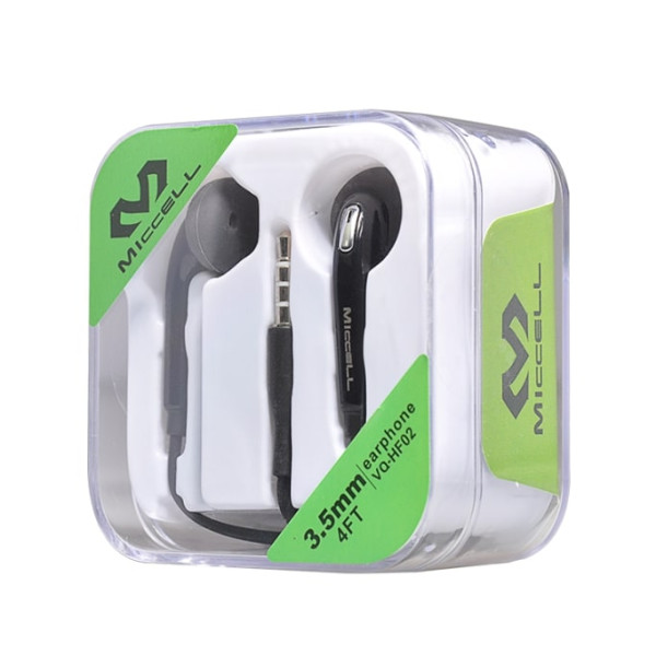 MC76 Miccell Earphone 4ft Cable [H08] Acrylic pack