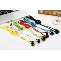 HS1034A Headphones Sport Super Bass Mic Earphone Headsets Wire Cable Headphone Earbuds AIR AR-A20S In-ear 3.5mm