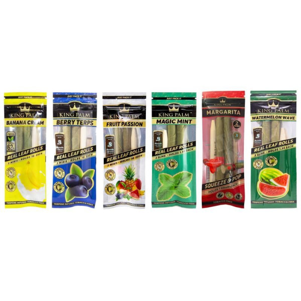 KING-PALM King Palm Flavors 2 Minis 20 PACKS BOX 