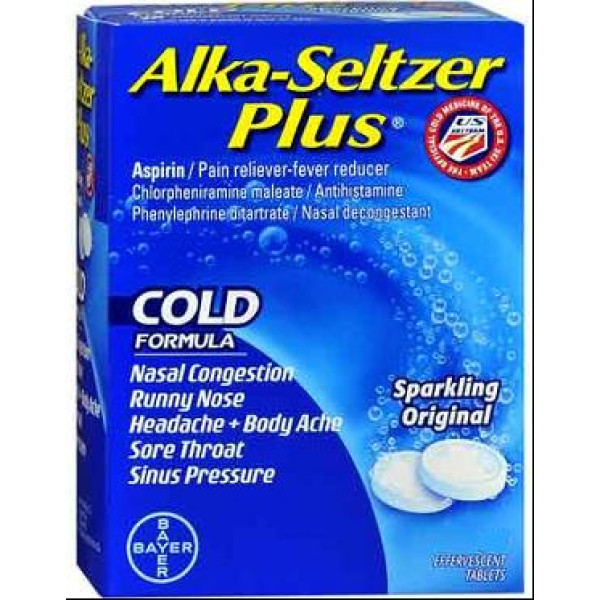 3428 Alka Seltzer Plus Cold 72'S (72/PK)