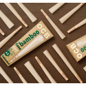 OCB-12243 OCB Bamboo Cones - Unbleached 1 1/4 Size (79mm) - Retail Box of 32 Packs of 6 (192 Total)