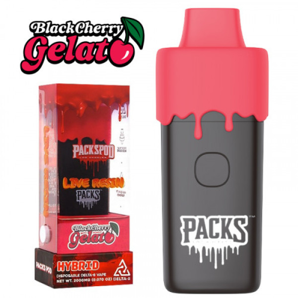 Packspod 2-Gram Delta-8 Live Resin Disposable (5 Count Display Box)