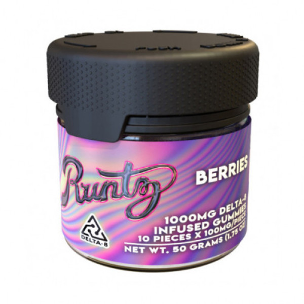 Packwoods x Runtz 1000mg Delta 8 Gummy Jars