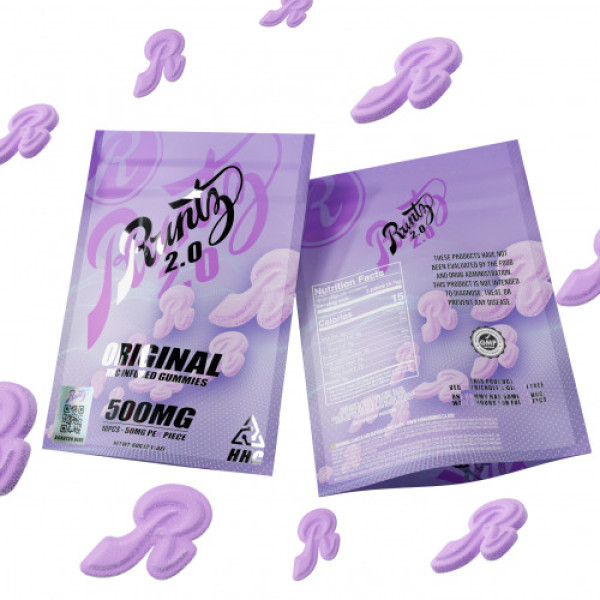 Runtz 2.0 500mg HHC Gummy Bags