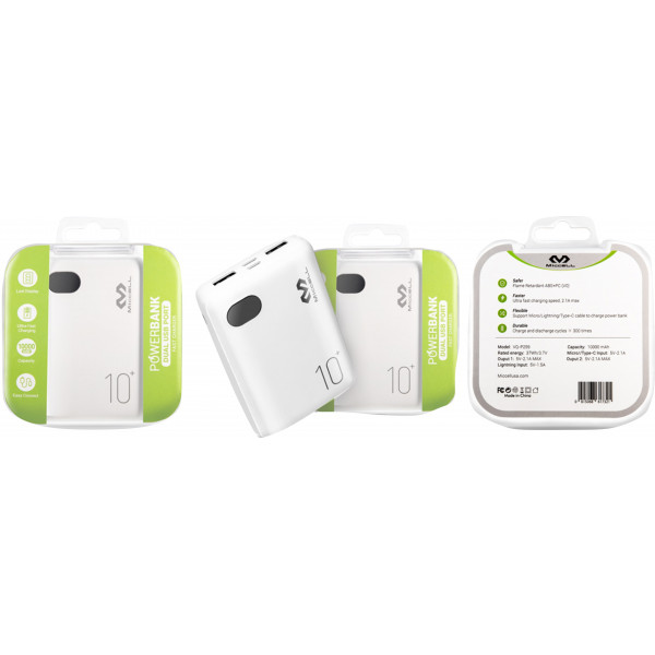 MC113 Miccell Dual USB Port Power Bank [VQ-P259]