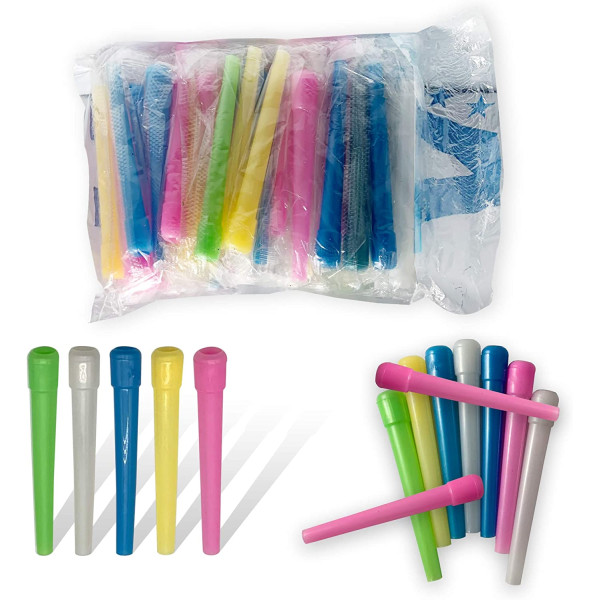 S1867 Disposable Hookah Mouth Tip Individually Wrapped (Assorted) 50ct