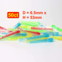 S1867 Disposable Hookah Mouth Tip Individually Wrapped (Assorted) 50ct