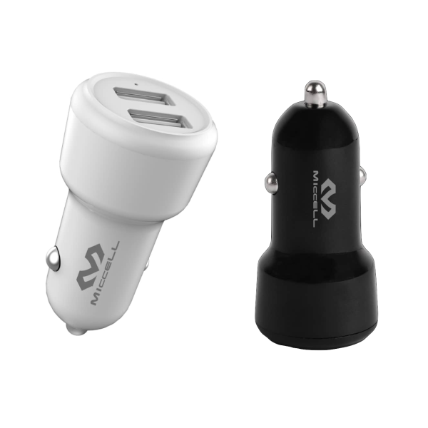 MC341 Miccell Dual Car Charger (VQ-C03) Unpacked 1pc