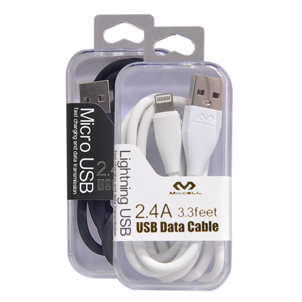 MC70 Miccell Data Cable 3.3ft (VQ-D03) Acrylic pack