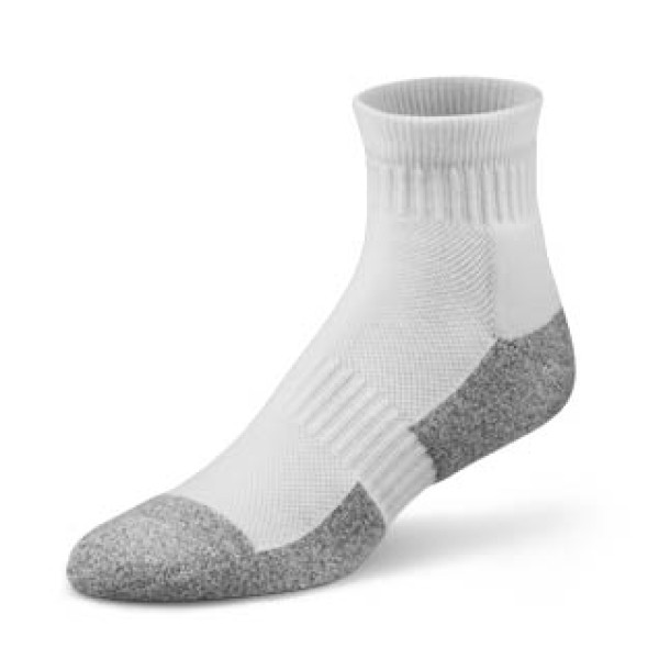 TS02 Mens White Ankle Sock'S (Doz 12 Units)