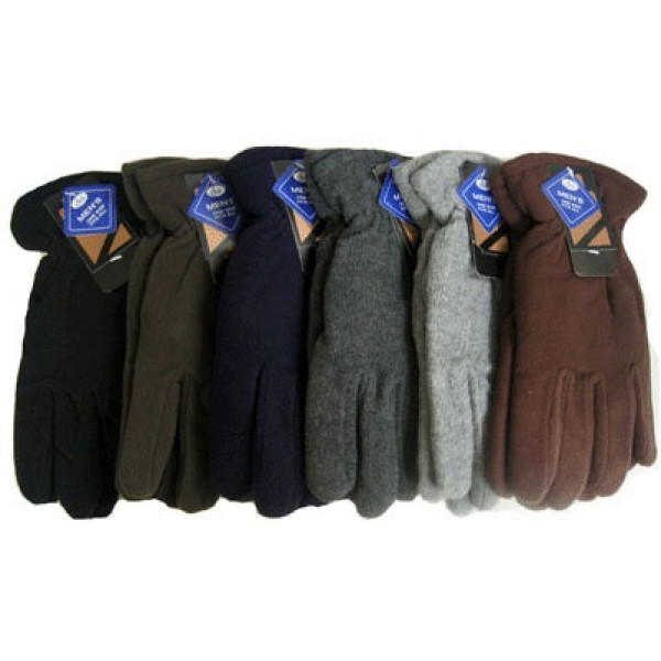 Winter Glove Assorted Fleece Glove 12's DOZ